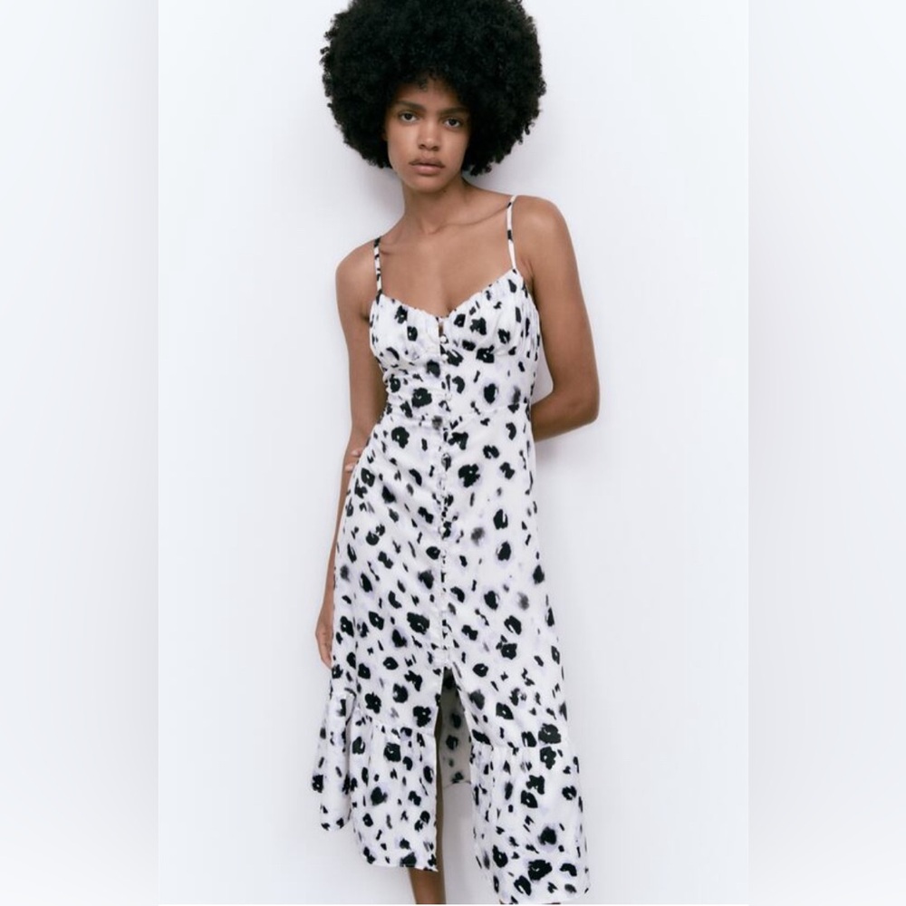 Zara animal print dress new without tags